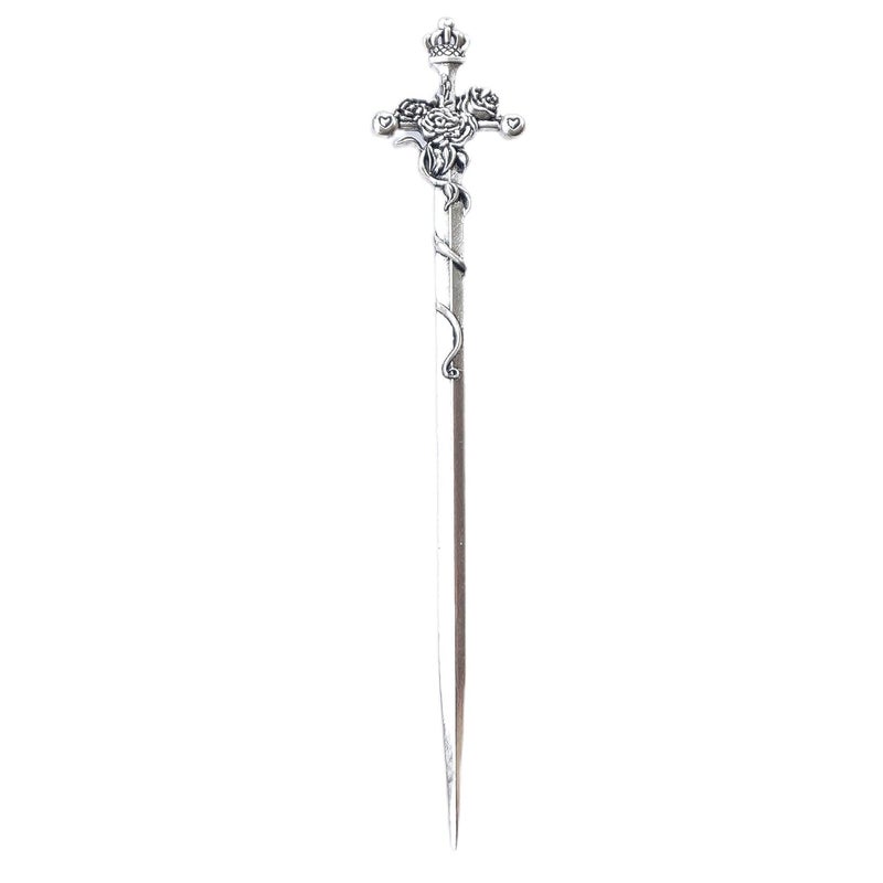 Sword Sword Hair Pin Sword Stick Pagan Amulet Spirit Hair Jewelry For Women 12