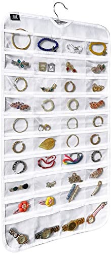 BB Brotrade Hanging Jewelry Organizer,Accessories Organizer,80 Pocket Organizer for Holding Jewelries - Image 4