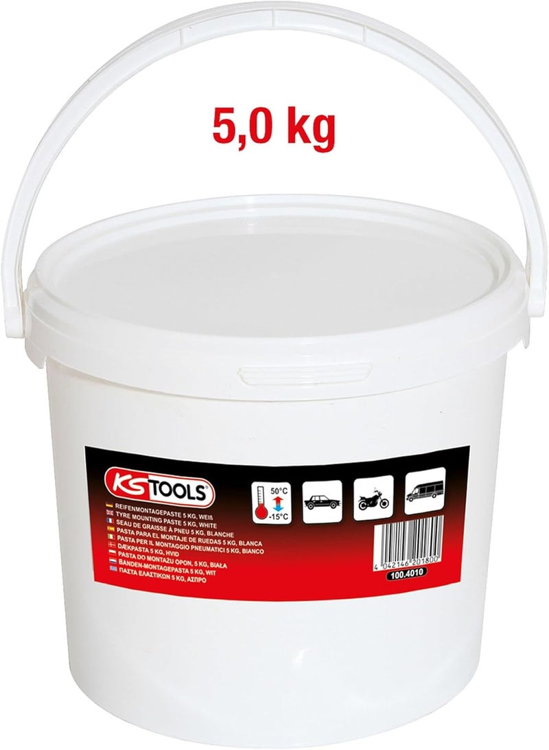 KS Tools 100.4010 Tyre Mounting Paste 5 kg White - Image 2