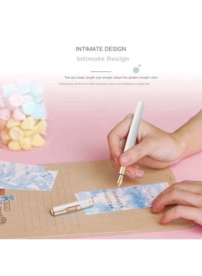 Pimio Pen Signature Pen For Primary And Secondary School Students And Adults, Calligraphy Pen For Graduation Gift For Men And Women, Office Writing Ink Pen, Yami Candy Series 620 White Coconut Fragran - Image 3