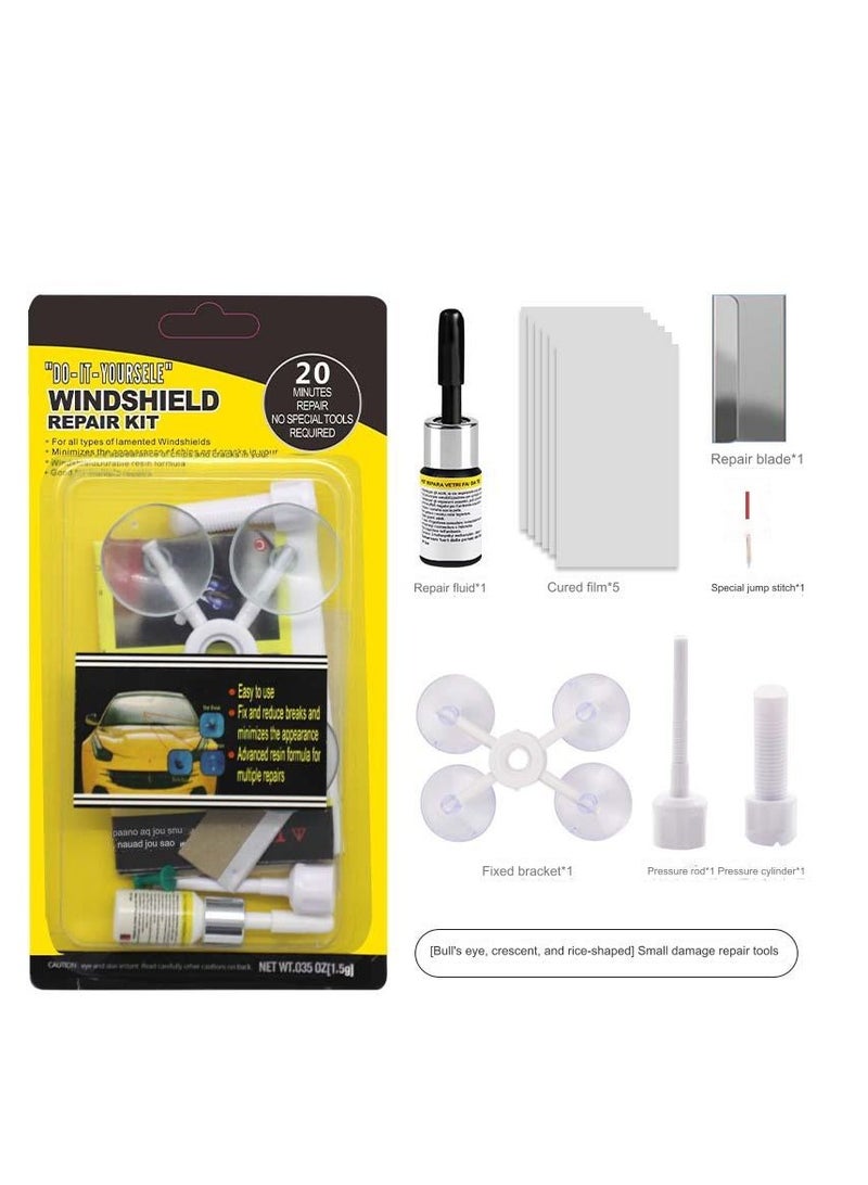 Windshield Quick Repair Kit, Glass repair fluid ,Scratches cracks crevices repair fluid - Image 1