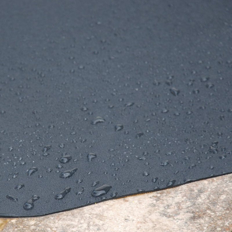 VersaTex Multi-Purpose Recycled Rubber Floor Mat for Indoor or Outdoor Use, Utility Mat for Entryway, Tool Bench, Garage, Under-Sink, Patio, and Door Mat; 36" x 60", Black - Image 5