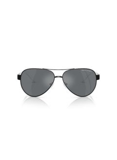 Armani Exchange Full Rimmed Pilot Sunglasses 0AX2034S 59 60636G  - Image 3