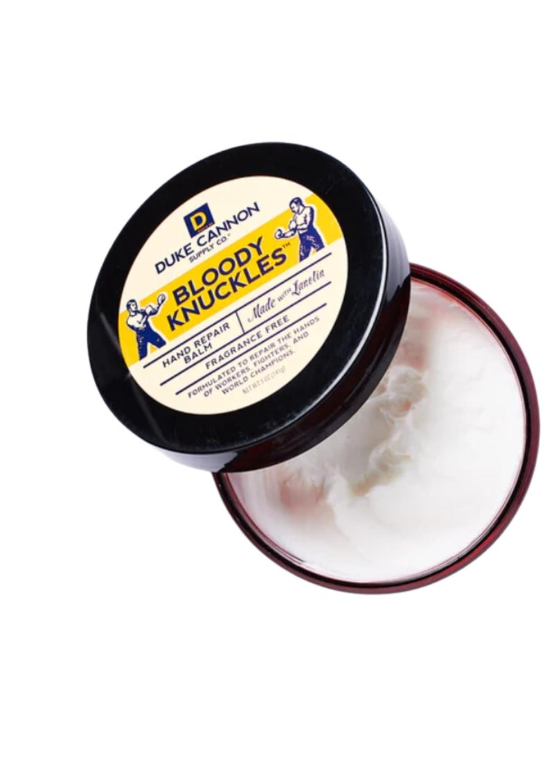 Duke Cannon Supply Co. Duke Cannon Bloody Knuckles Hand Repair Balm - Unscented Moisturizer for Hardworking Hands | Lanolin Formula | Repair and Revitalize Dry, Cracked Skin | Ideal for Workers and Fighters (3 Pack)  - Image 4