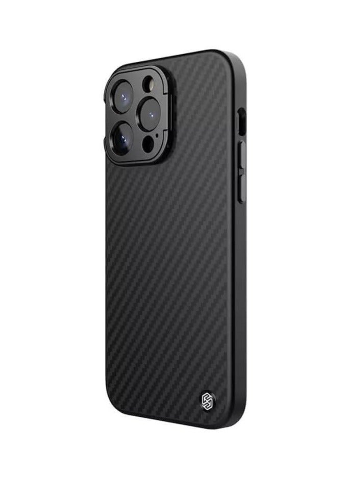 Nillkin CarboProp Aramid Fiber Armor Case for iPhone 14 Pro Max (6.7) – Builtin Kickstand, Slim Protective Cover, Drop  Scratch Resistant, Black - Image 2