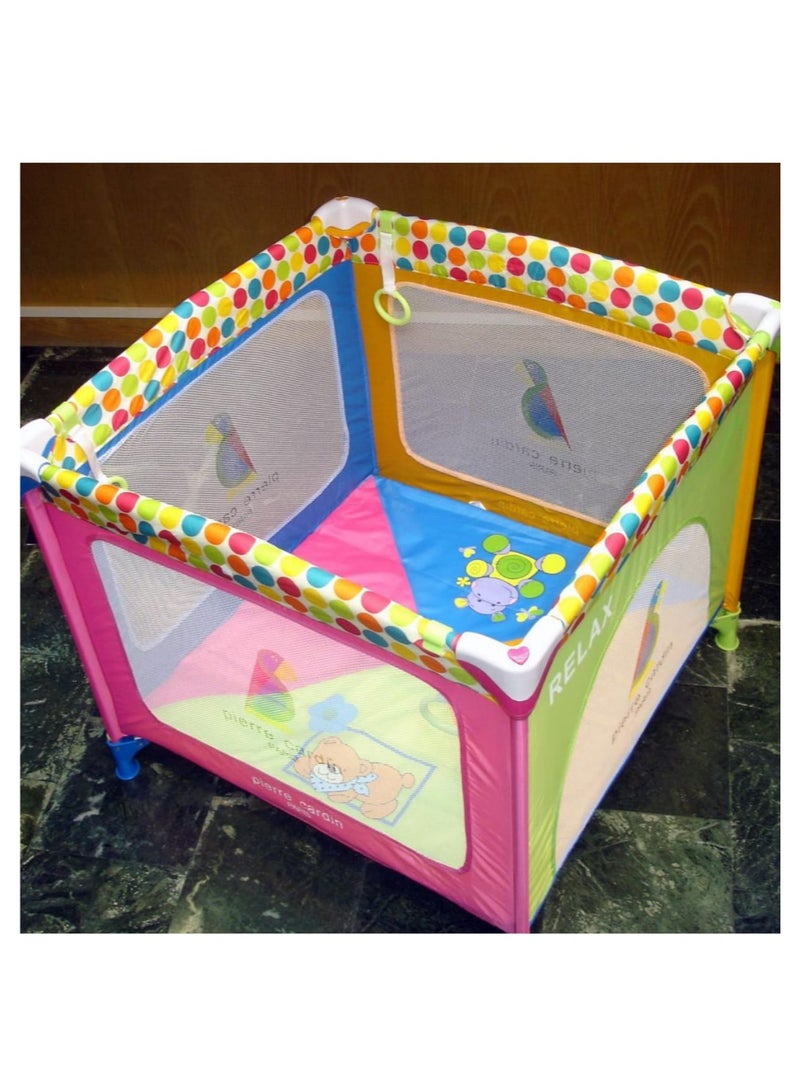 pierre cardin Baby Playpen For Babies Toddlers Safety Play Yard With Anti Collision Foam Breathable Mesh Indoor Kids Activity Centre