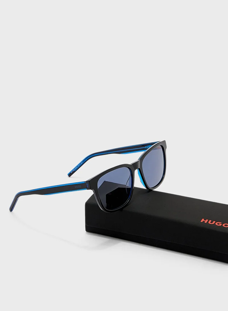 HUGO 206044D5154Ku Wayfarer Sunglasses