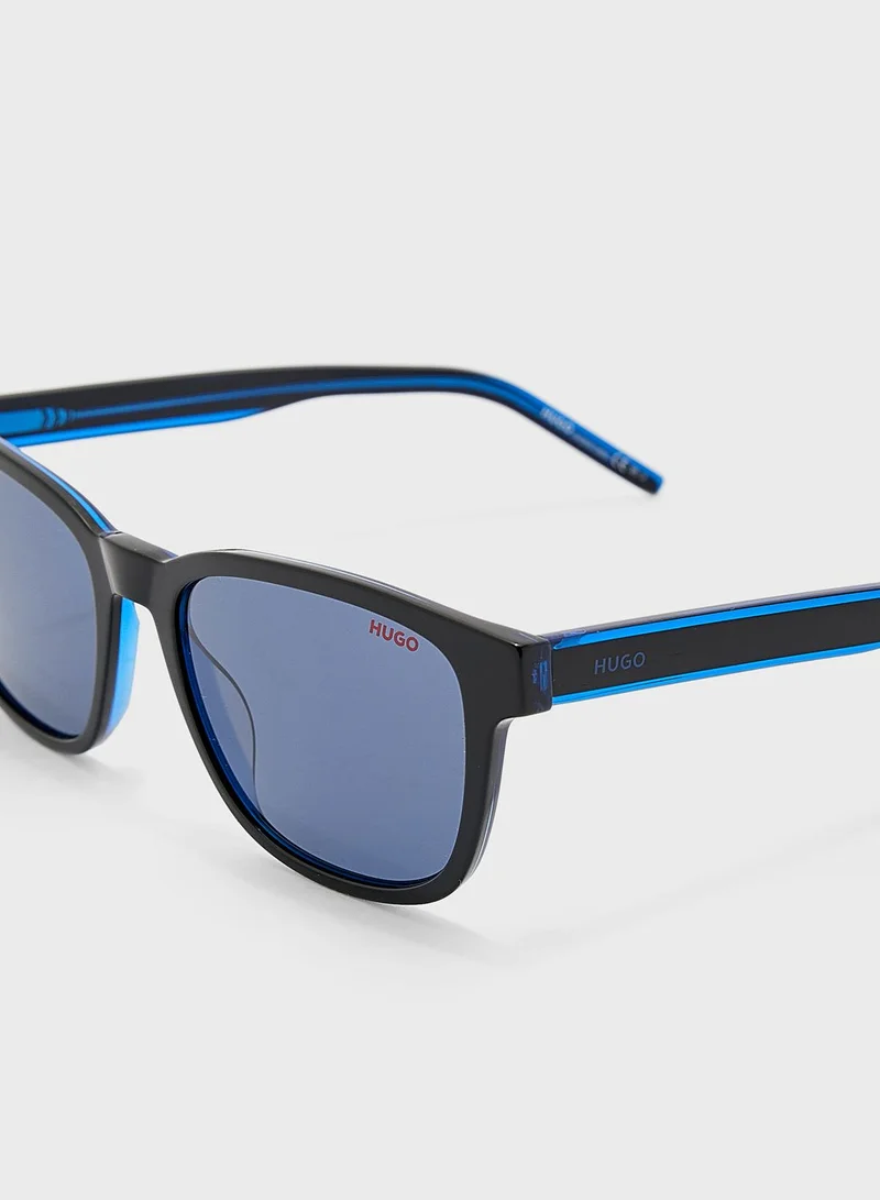 HUGO 206044D5154Ku Wayfarer Sunglasses