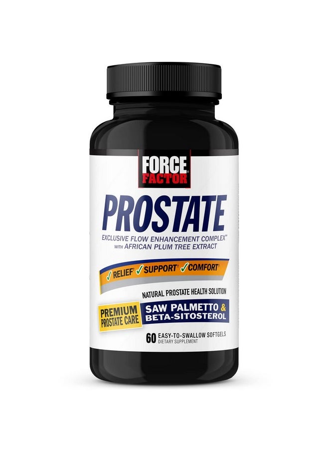 Force Factor Prostate Saw Palmetto And Beta Sitosterol Supplement For Men Prostate Health Support Prostate Size Support Urinary Relief Bladder Control Reduce Nighttime Urination 60 Softgels  - Image 2