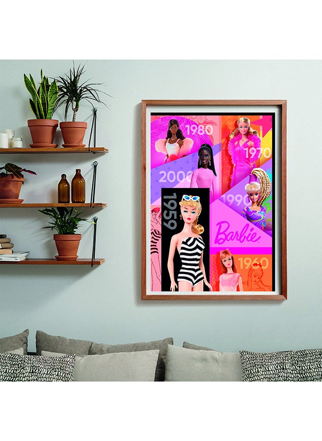 Clementoni - Clementoni Puzzle Barbie 65yrs+Poster 1000pcs - Image 1
