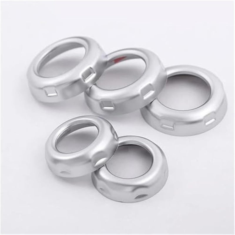 Wivplex Chrome AC Knob Cover for Freelander 2 - Image 3