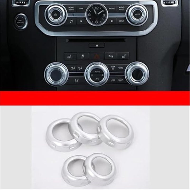 Wivplex Chrome AC Knob Cover for Freelander 2 - Image 5