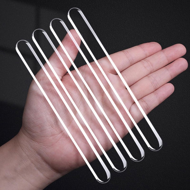 Universal Car Door Handle Scratch Protector Anti Collision Strips Set 4 Cup Protectors 10 Edge Guards For Paint Protection - Image 5