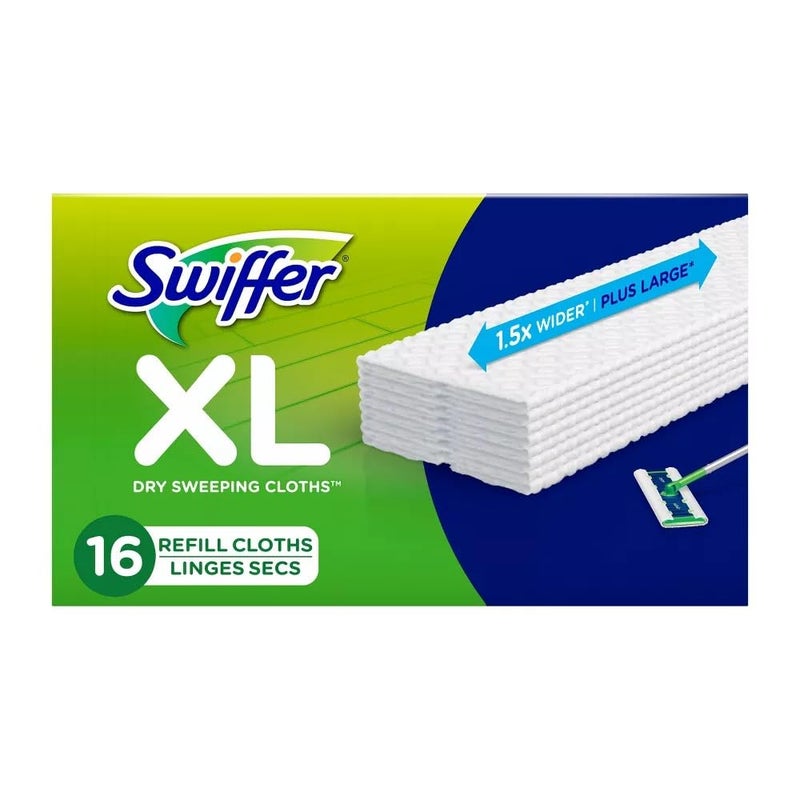Swiffer SWIFFER SWEEPER XLARGE Disposable Sweeping Cloths 16Count Boxes PACK OF 6 