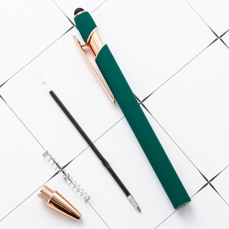 Multifunctional Capacitive Ballpoint Pen Press Metal Pen Business Glue Pen Can Print Logo Press Aluminum Rod Touch Screen Pen - Image 5