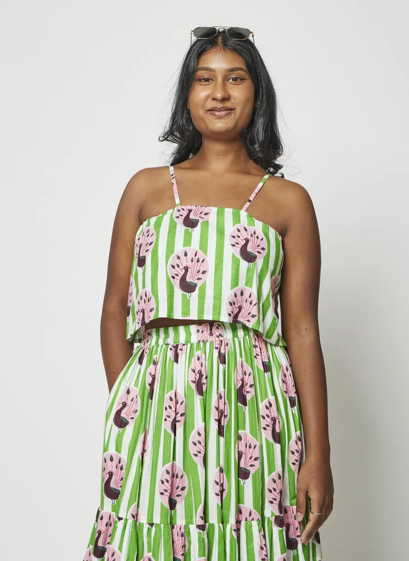 Kyshmysh PEACOCK SKIRT SET