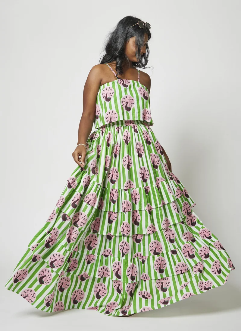 Kyshmysh PEACOCK SKIRT SET