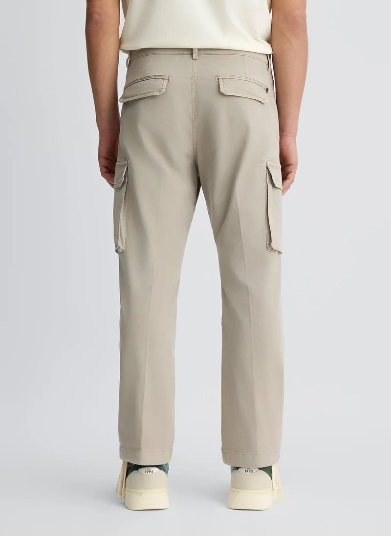 Liu Jo Beige Cargo Trousers