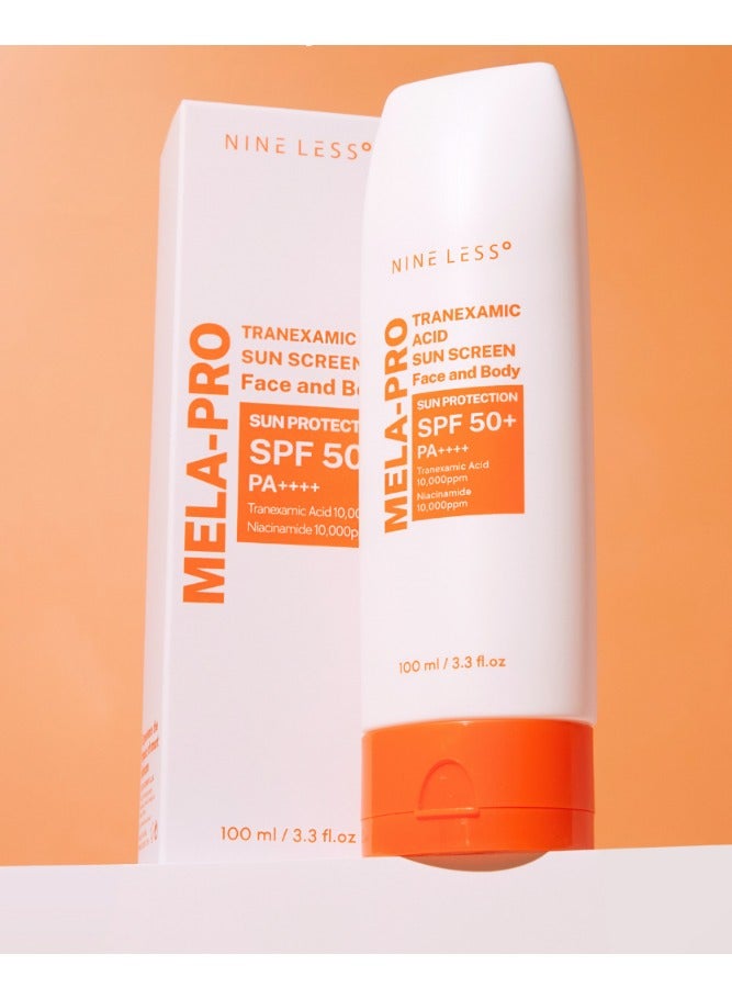 نايلس [NINE LESS] واقي شمسي بتركيز حمض الترانيكساميك MELA-PRO بحجم 100 مل - Image 1