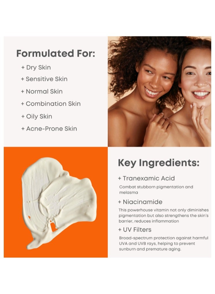 نايلس [NINE LESS] واقي شمسي بتركيز حمض الترانيكساميك MELA-PRO بحجم 100 مل - Image 3