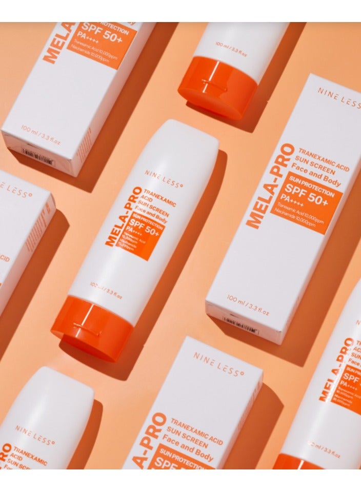 نايلس [NINE LESS] واقي شمسي بتركيز حمض الترانيكساميك MELA-PRO بحجم 100 مل - Image 5
