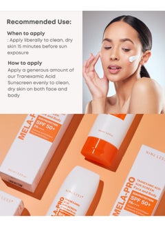 NINELESS [NINELESS] MELA-PRO Tranexamic Acid Sun Screen 100ml  - Image 4