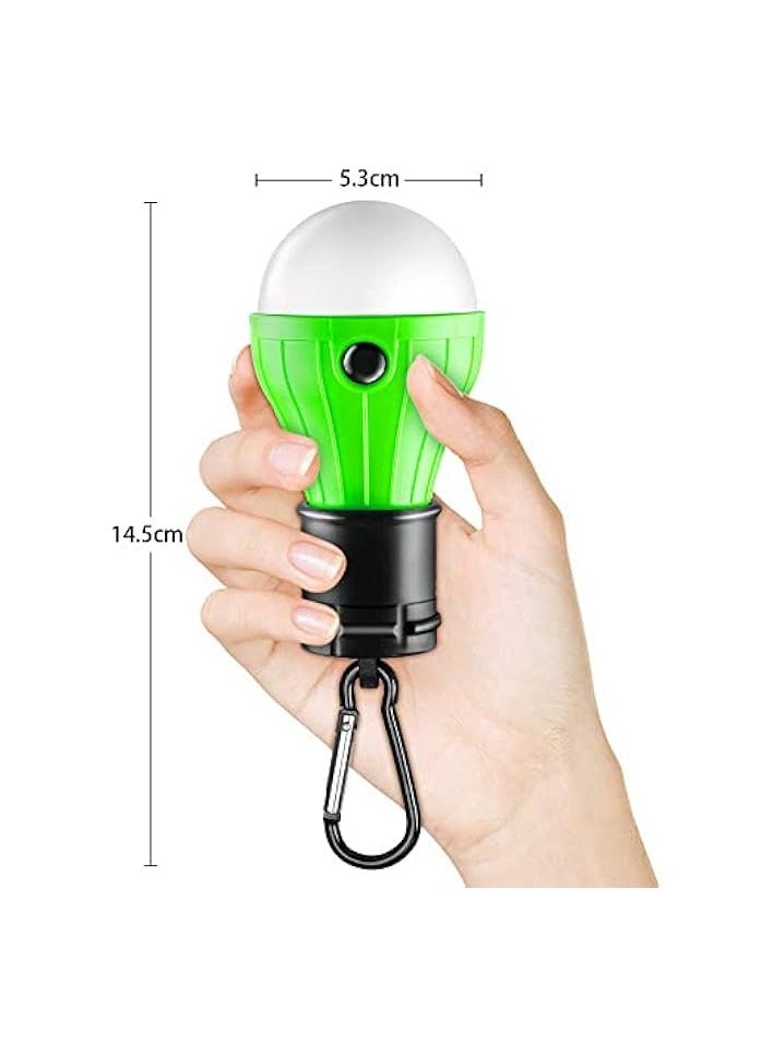 erorex Portable LED Camping Light, 4 Packs Tent lamp, Tent Light Bulbs Lantern Battery Powered with Clip Hook for Emergency Backpacking, Camping, Hiking Fishing Outdoor and Indoor, Outage  - Image 4