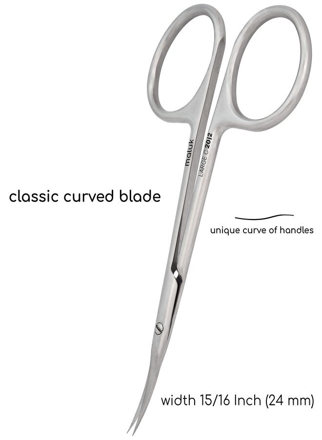 Maluk Professional Cuticle Scissors Maluk Curved - Image 2