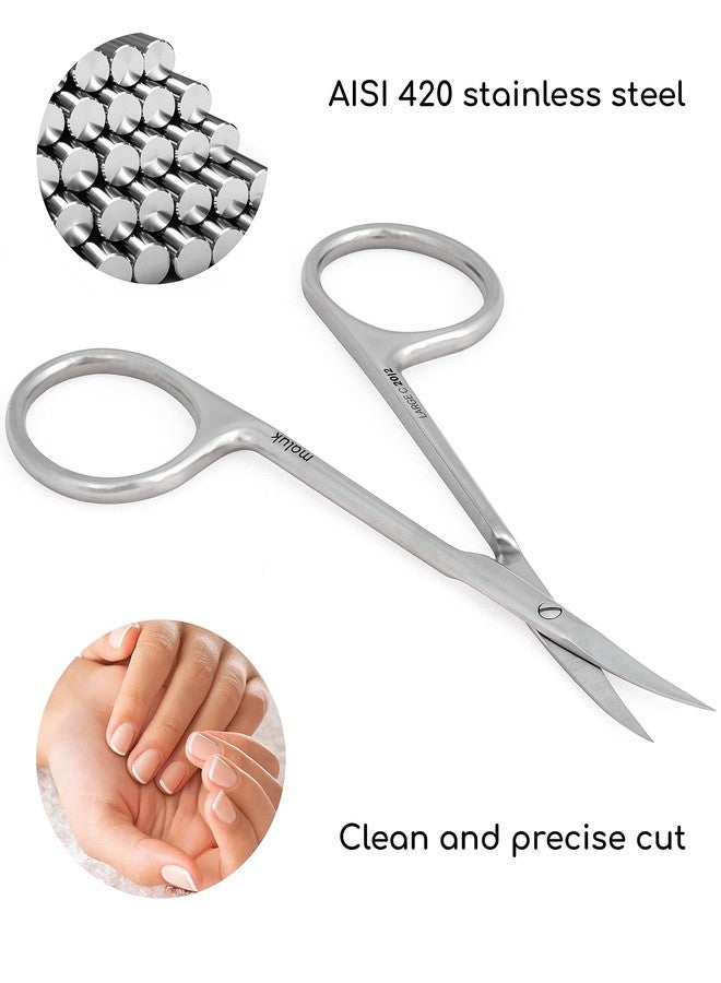 Maluk Professional Cuticle Scissors Maluk Curved - Image 4