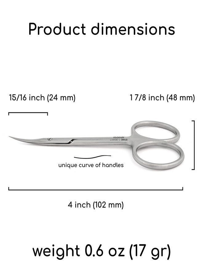 Maluk Professional Cuticle Scissors Maluk Curved - Image 3
