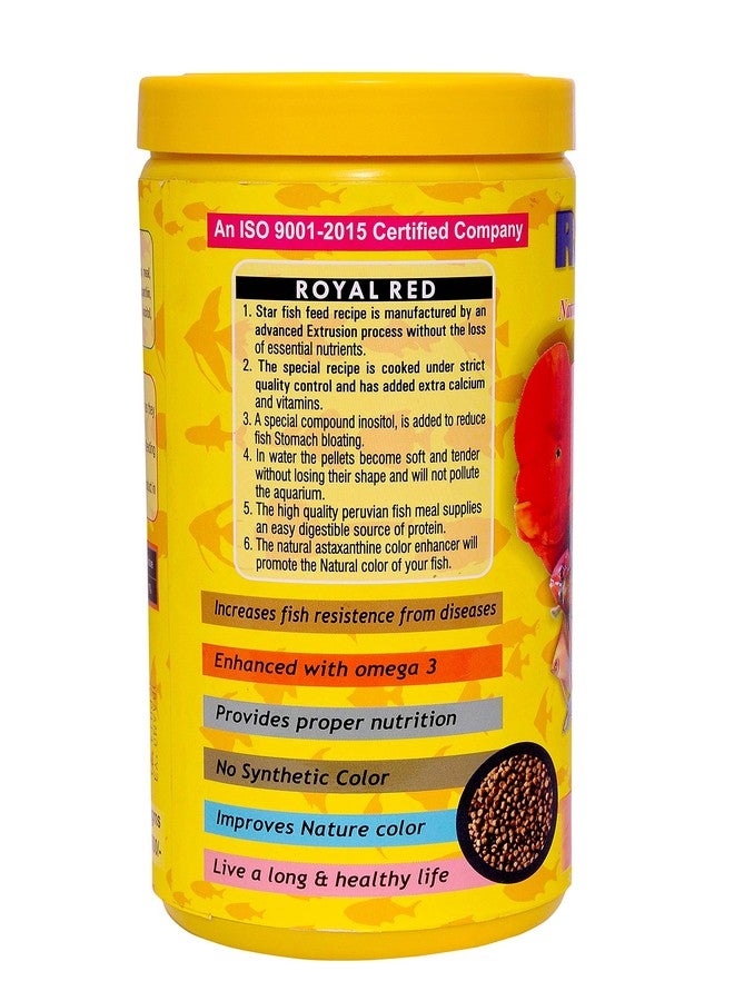 Star Farms Royal Red Natural Feed for All Tropical Fishes 700G by Jhenver, All Life Stages, Pellet - Image 3