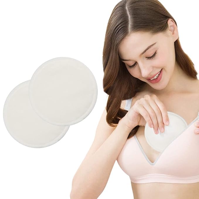 AEREX Reusable & Washable Nursing Breast Pads | Nursing Breast Pad for Feeding Mothers | Nipple Pads for Women | Leak Proof Nursing Pads for Breastfeeding Moms | Maternity Feeding Pads (Pack of 18) - Image 1