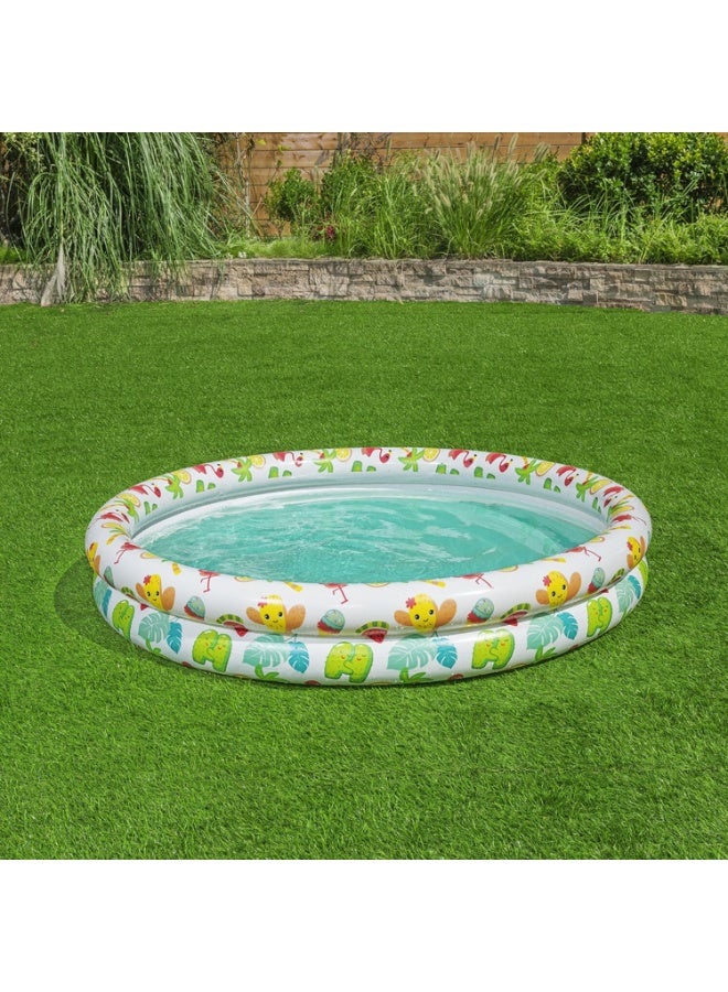 Bestway 3 Piece Play Pool Set，Inflatable Pool 122*20CM,Perfect Choice for Indoor Entertainment and Outdoor Activities for Kids - Image 5