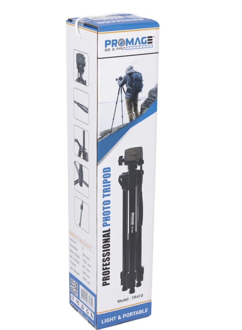 PROMAGE Black Color Heavy Duty Camera Tripod - Image 1