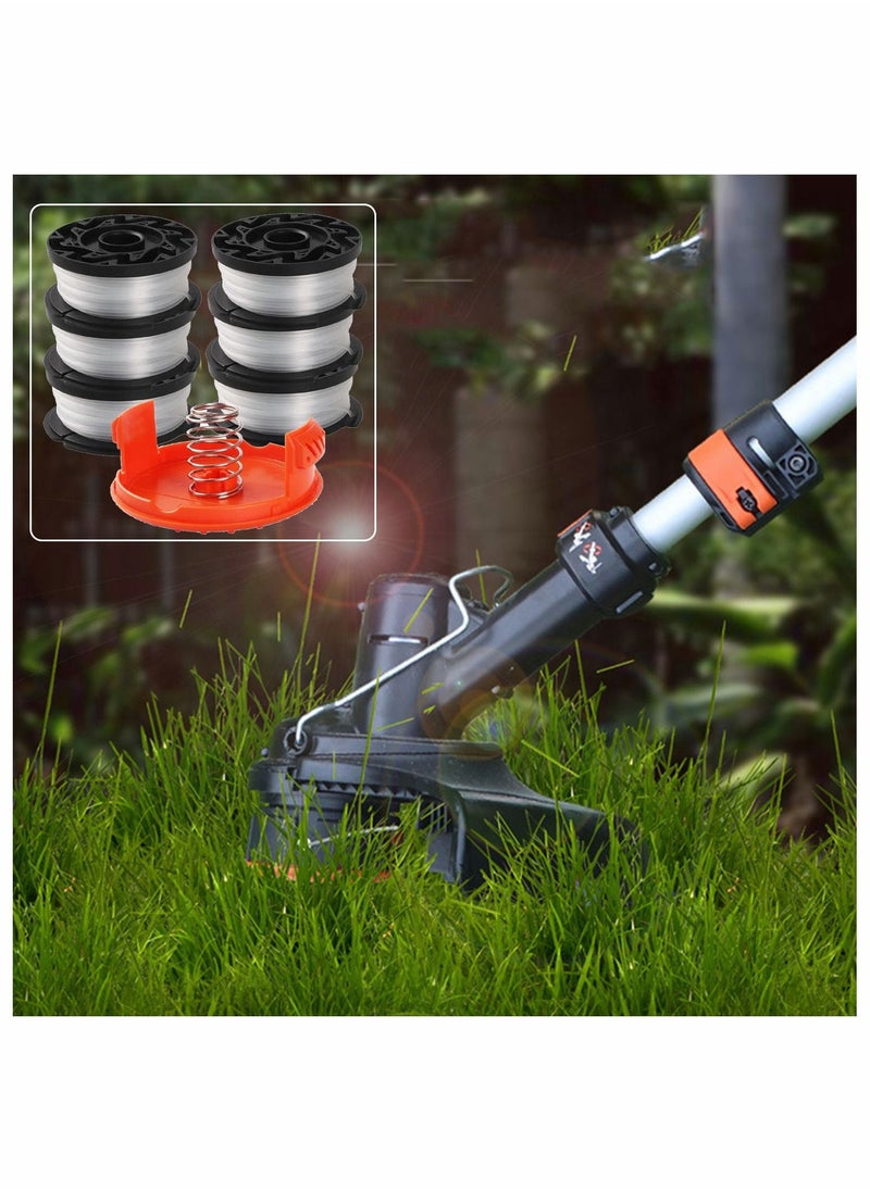 SYOSI - AF 100 Eater Spool String Trimmer Replacement for Black Decker Edger 30ft 0.065" Autofeed Refills Spools - Image 1
