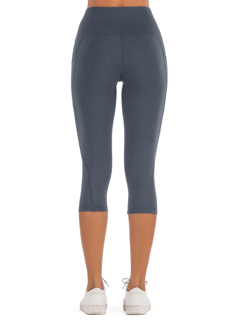 Loquat Women Quick Dry Breathable Yoga Pant Grey  - Image 3