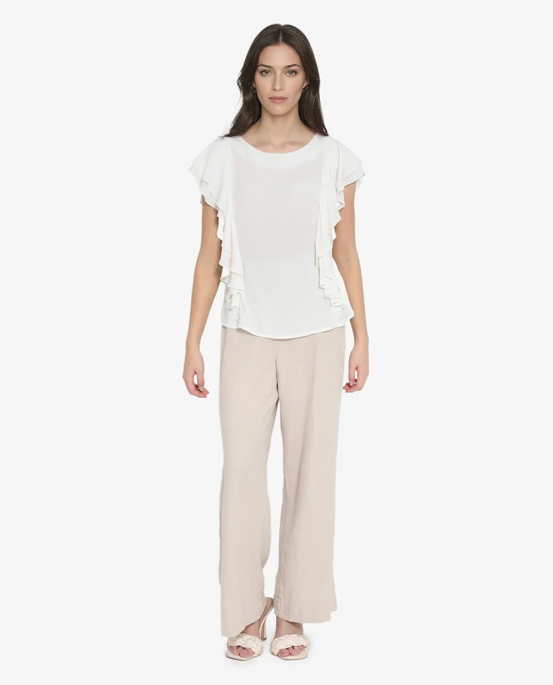 Rareism Women's Round Neck Top