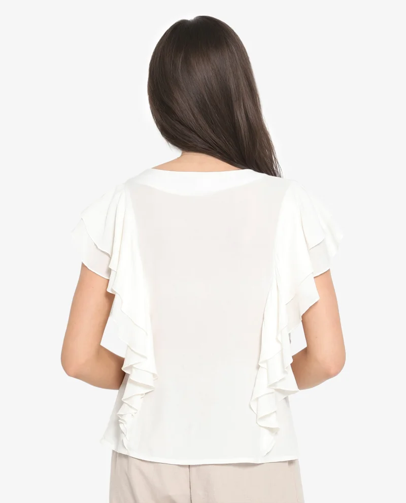 Rareism Women's Round Neck Top