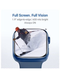 Zoom Plus Bluetooth Calling Full Touch Display Multi-Function Smartwatch For Men & Women Blue  - Image 2