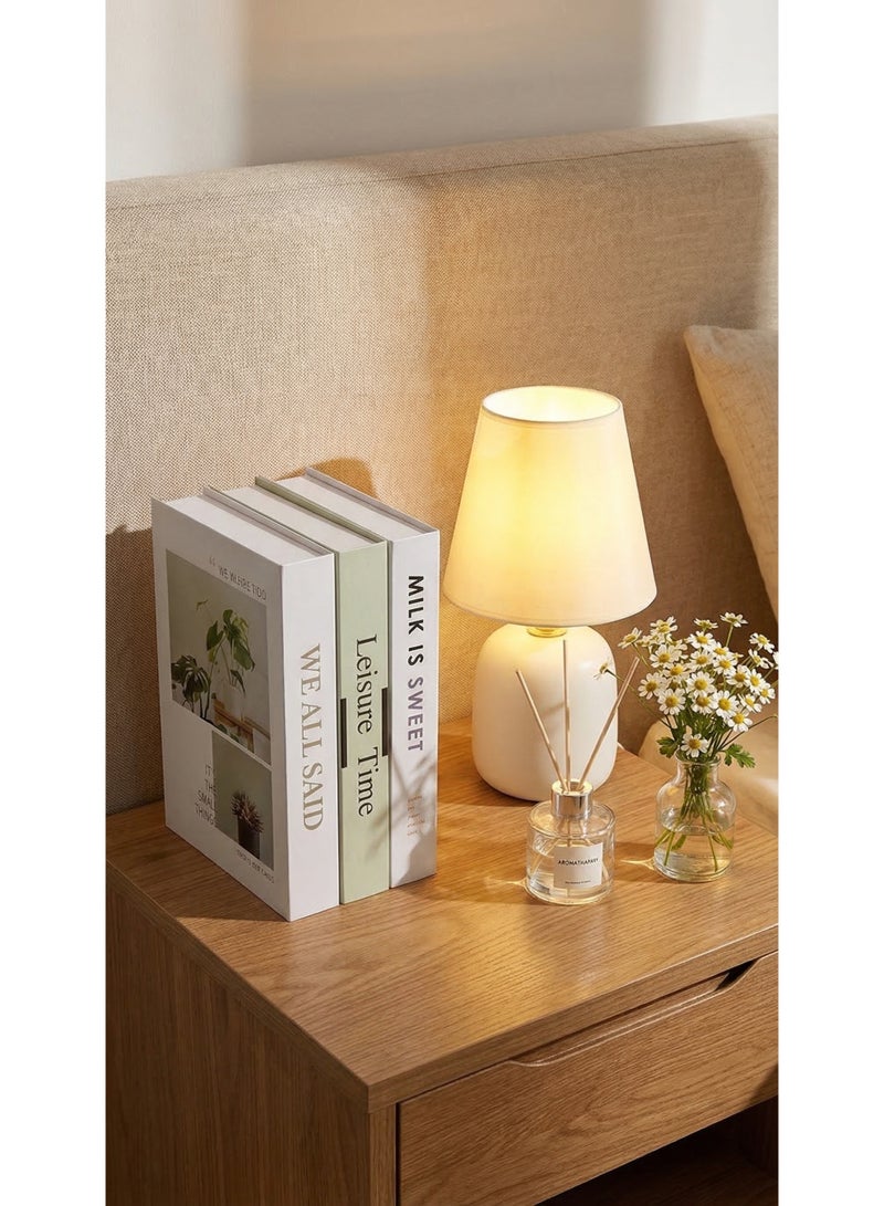 NIBEMINENT 3 Pcs Decorative Faux Books for Home Decor – Modern Fake Books for Coffee Table, Bookshelf & Bedroom, Stacked Book Set for Aesthetic Decor - Image 4