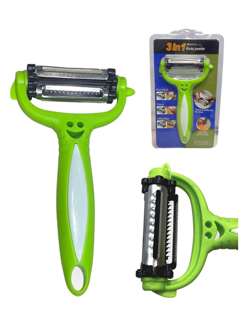 Generic - Vegetable Peeler - Multi-Blade - Multi-Color - Image 1