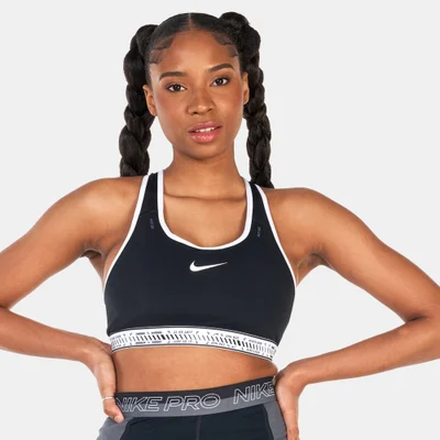 Nike Women's Swoosh On The Run Medium-Support Sports Bra