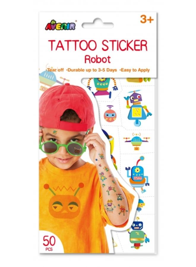 Avenir Tattoo Sticker Robot - Image 1
