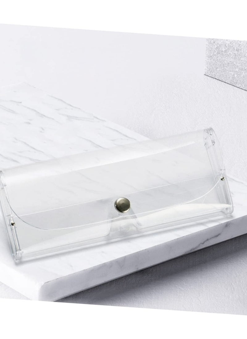 SYOSI - Transparent Glasses Case Travel Glasses Case Sunglasses Case for Men Hard Case Glasses Hard Case Hard Sunglasses Case Eyeglass Case Man Plastic Box Universal, 7pcs Transparent Glasses Case - Image 1