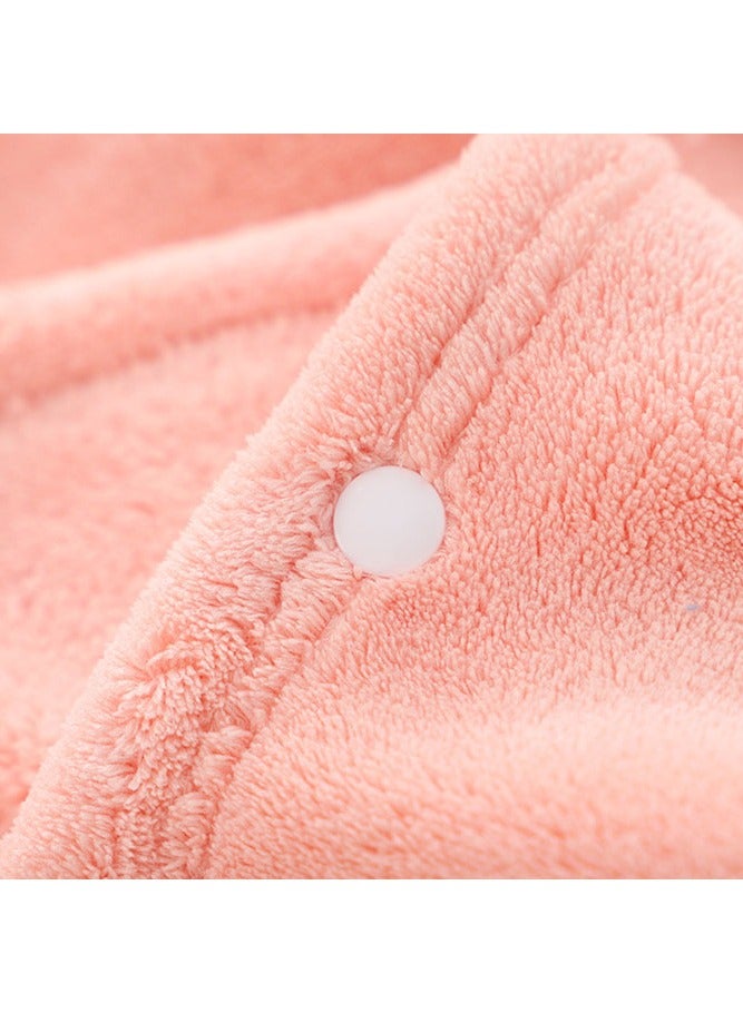 Hooded Baby Towel, Kids Bath Towels with Hood Blanket Bathrobe Coral Fleece Bathrobe for Boys Girls  - Image 3