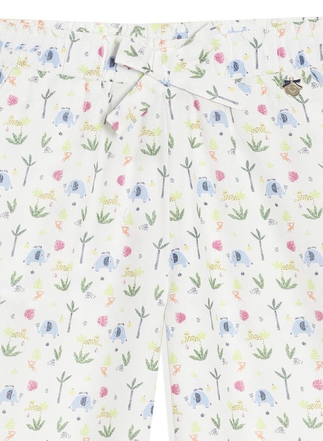 Allen Solly Girl's Regular Pants (AGWBKHWFA45407_White - Image 3