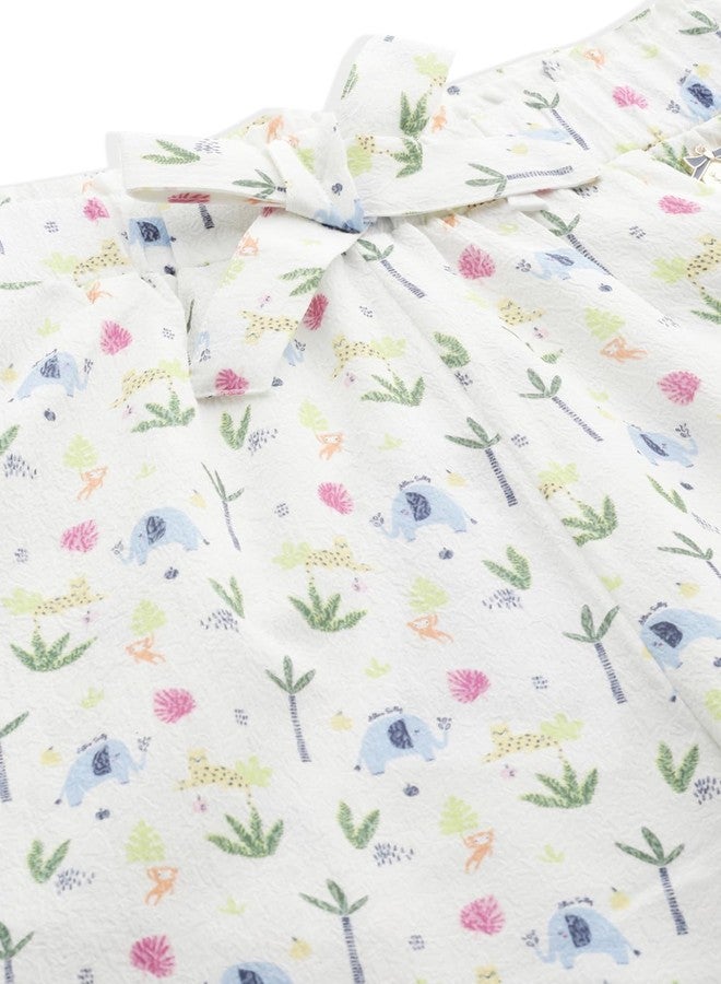 Allen Solly Girl's Regular Pants (AGWBKHWFA45407_White - Image 4