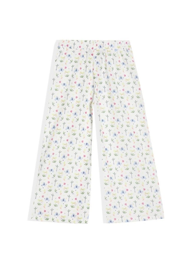 Allen Solly Girl's Regular Pants (AGWBKHWFA45407_White - Image 2