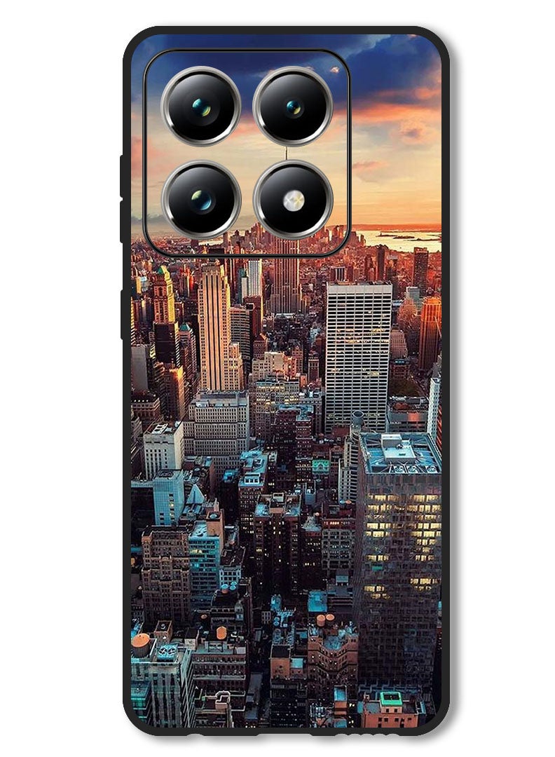 Theodor Case Compatible with Xiaomi 14T Pro Protection Shockproof Bumper Cover Newyork City - Image 1