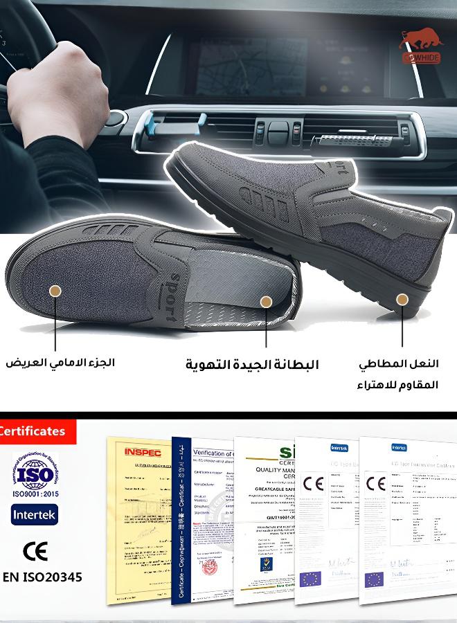 حذاء كاجوال رجالي محبوك بنعل ناعم - Image 5